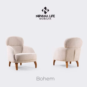 Bohem Green – Ecru Sofa Set