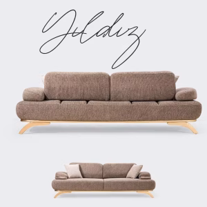 Star Brown Sofa Set